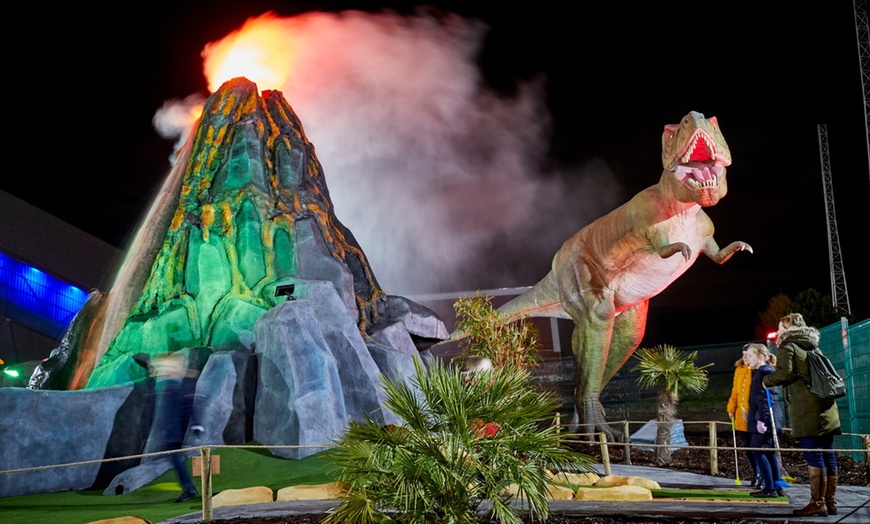 Image 15: Adventure Golf Fun with Pizza and Drinks Included for Two