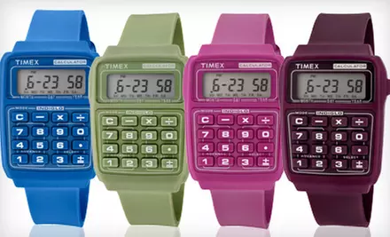 $19 for a Timex Calculator Watch ($105 List Price). Four Colors Available. - Primary Image