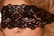 Masque érotique en polyester et dentelle - Second Medium
