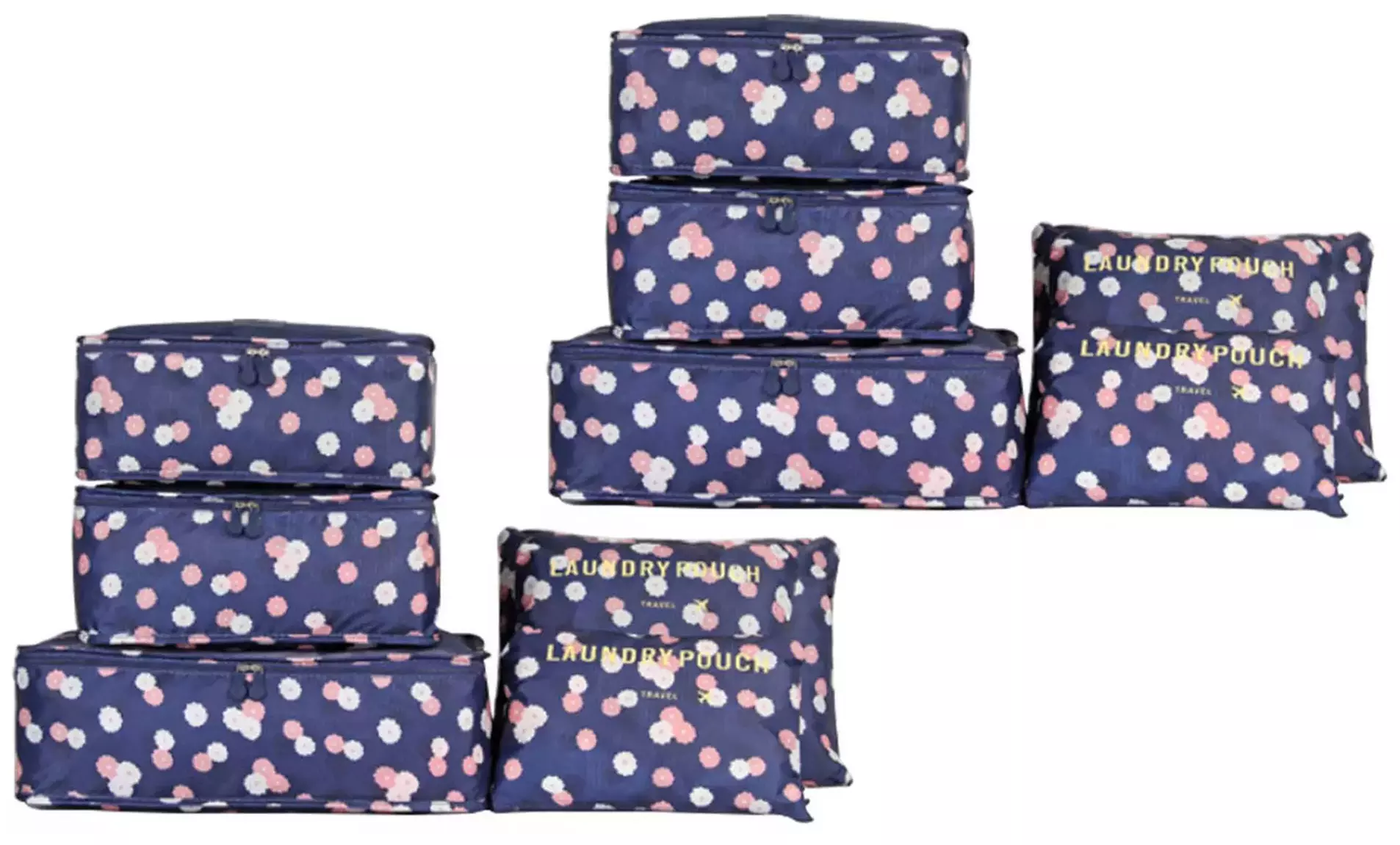 1x oder 2x 6er-Set Gepäck-Organizer