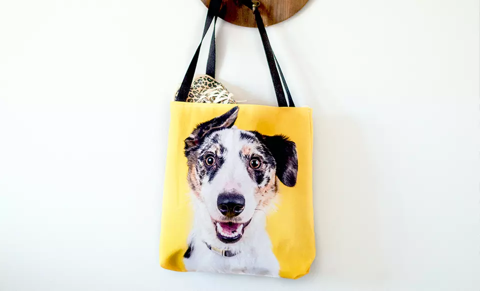 One 16x16", or 18x18" Premium Photo Tote Bag from Collage.com (Up to 73% Off) - Primary Image