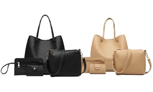 Four-Piece Shoulder Tote Bag Set