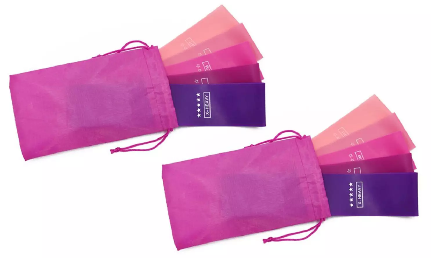 1 o 2 set da 5 fasce per esercizi con resistenze diverse - Image 7