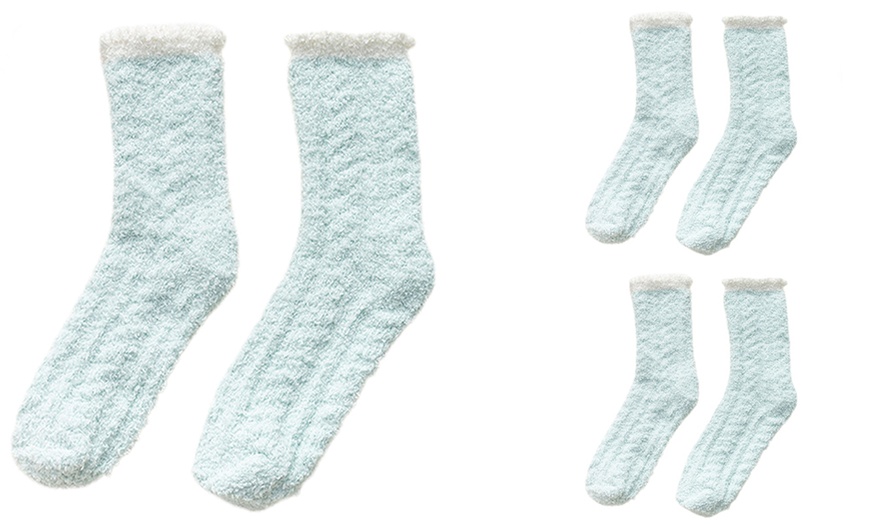 Image 2: Three Pairs of Warm Winter Soft Socks
