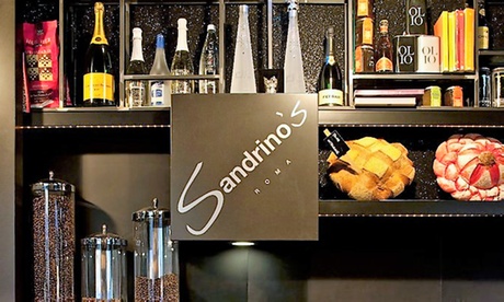 ⏰Menu pranzo Silver, Gold o Platinum, aperitivo Super o Super Top da Sandrino's (sconto fino a 32%) Prenota&Vai!