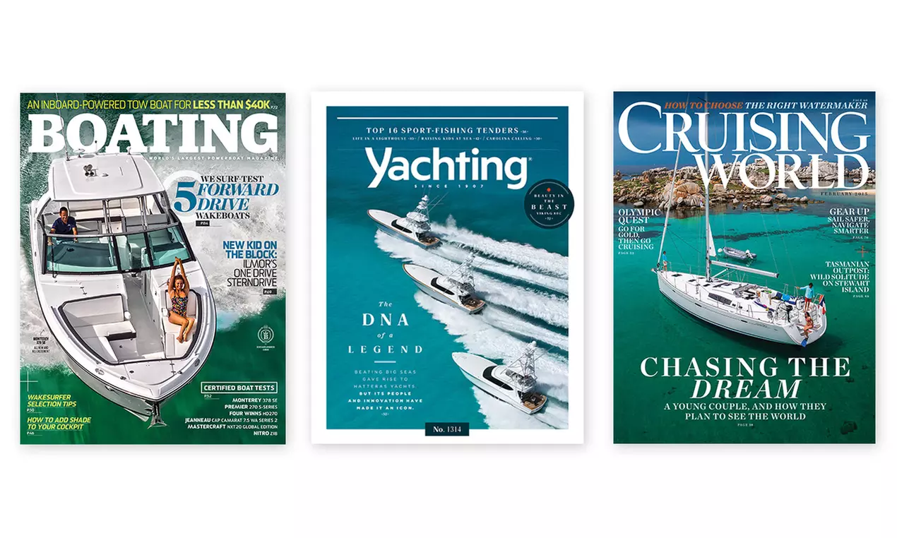 One-Year Subscriptions to "Yachting", "Boating", or "Cruising World" Magazines (Up to 50% Off) - Primary Image