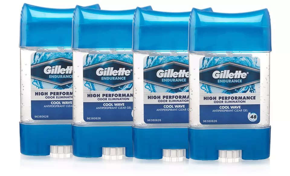 4-Pack of Gillette Endurance Cool Wave Clear Gel Antiperspirant/Deodorant - Primary Image