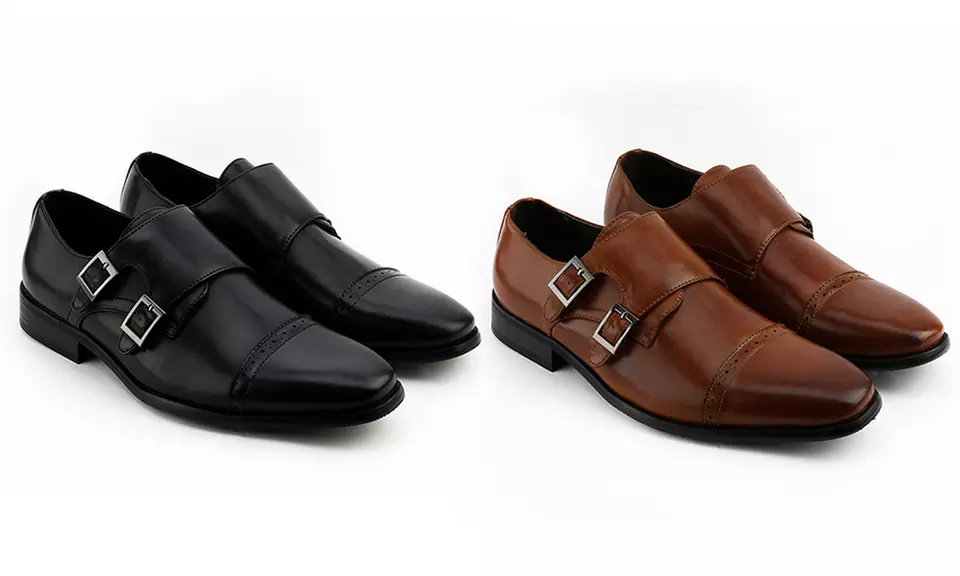 Xray Kimbel Men's Double Monk Strap Derby Shoes - Primary Image