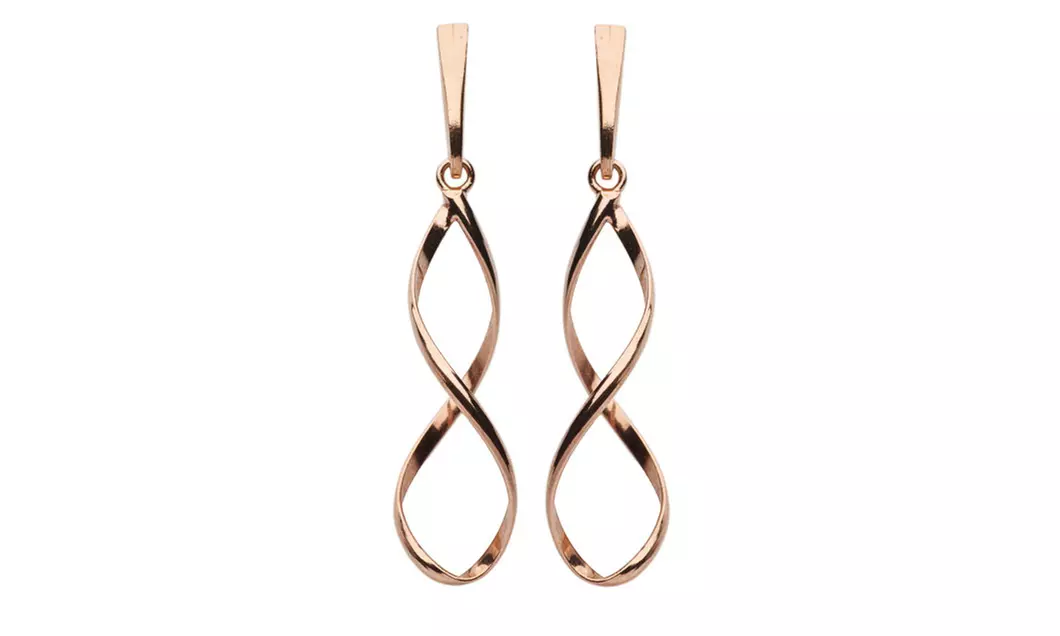 1 paar zilveren oorbellen