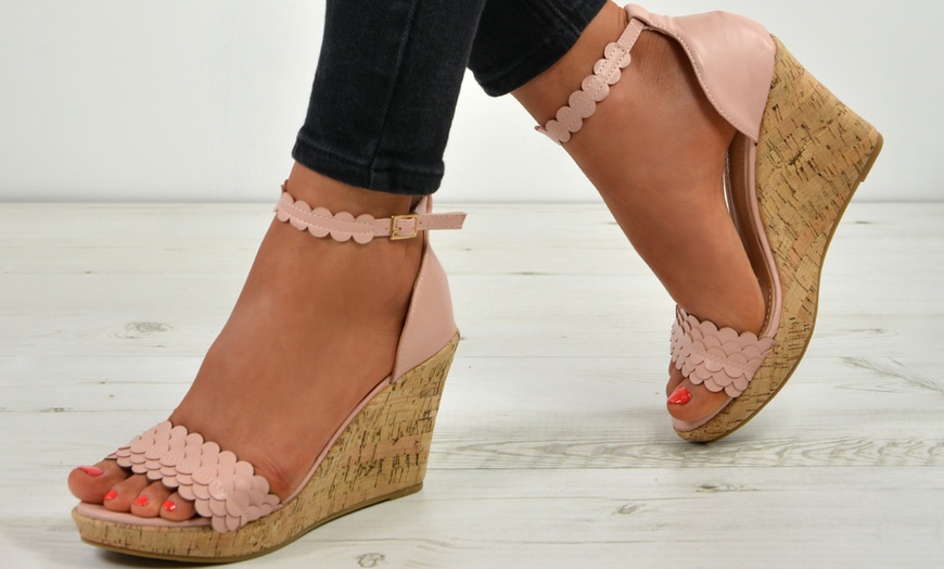 Image 12: Women's Cork Wedges