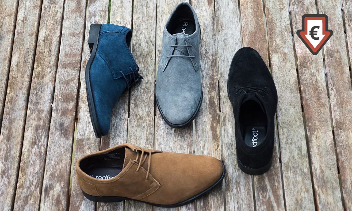 Redfoot Desert Boots aus Suède für Herren in der Farbe nach Wahl - Primary Image