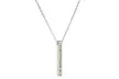 3D Vertical Bar Bible Verse Necklace by Pink Box - Second Medium