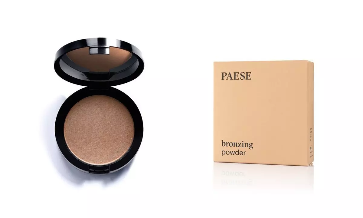 1 of 2 veganistische bronzing poeders van Paese