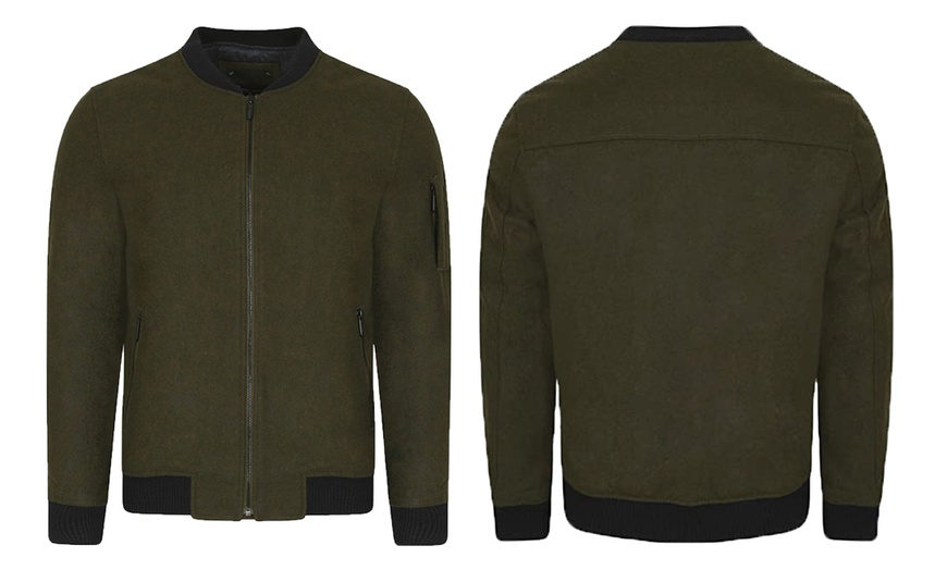 Image 2: Men's Winter Bomber Jacket