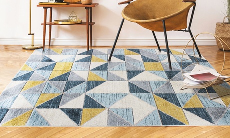 Tapis scandinave au toucher laine