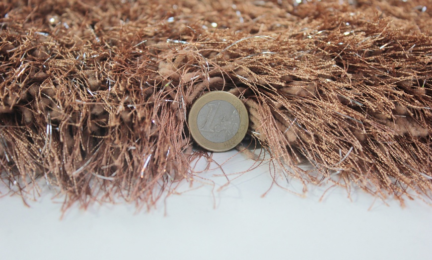 Image 10: Glitter Shaggy Rug