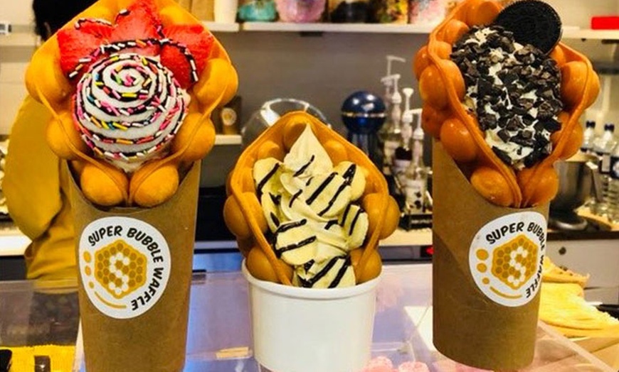 Image 4: Bubble Waffle and Milkshake, Bullring