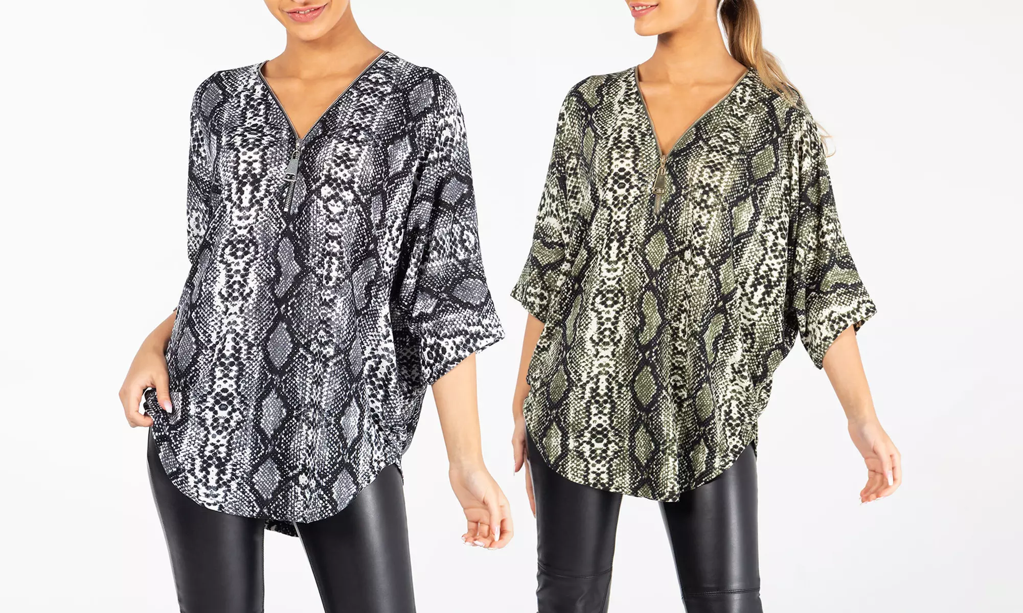 Chemise imprimé serpent pour femmes - Primary Image