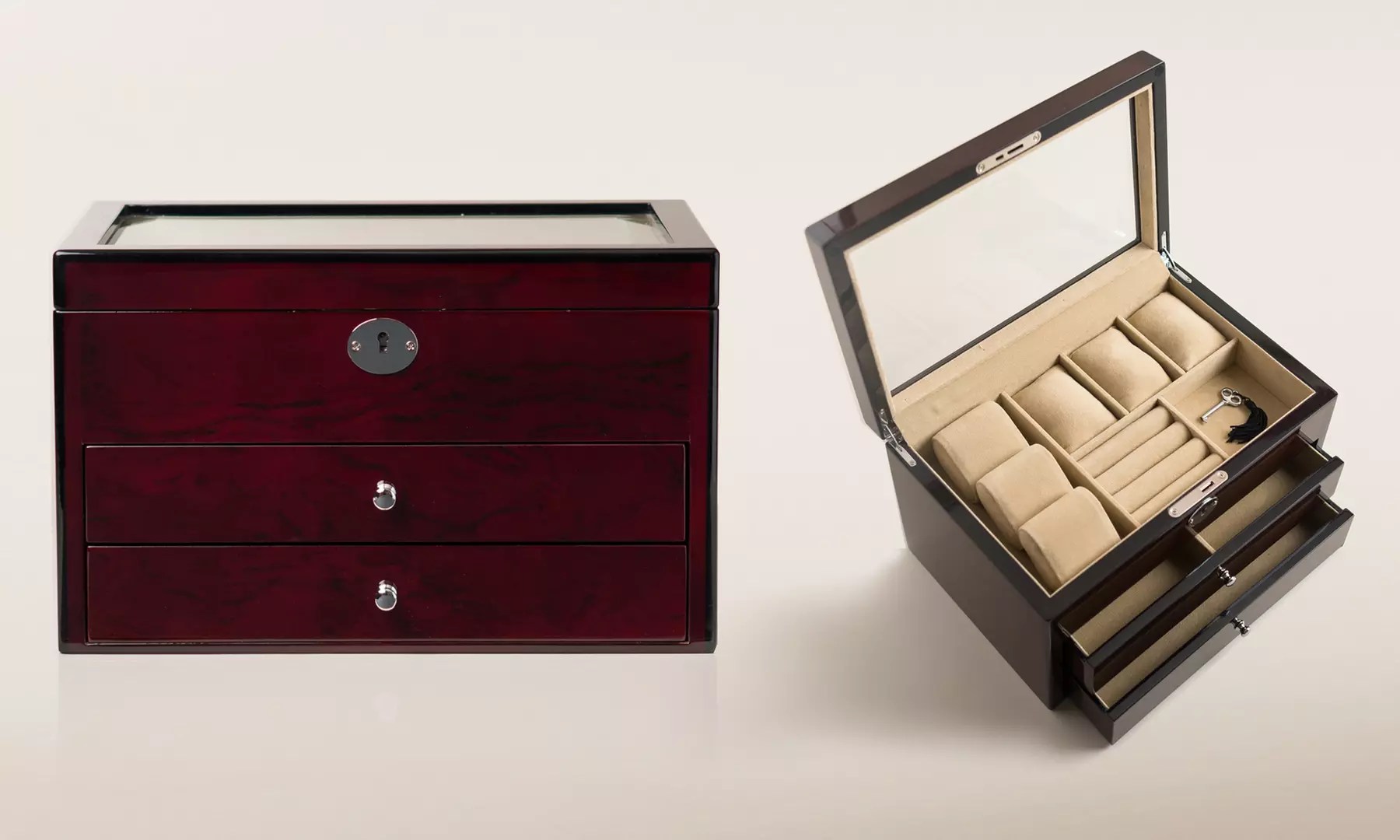 Glass-Top Jewelry Box - Primary Image