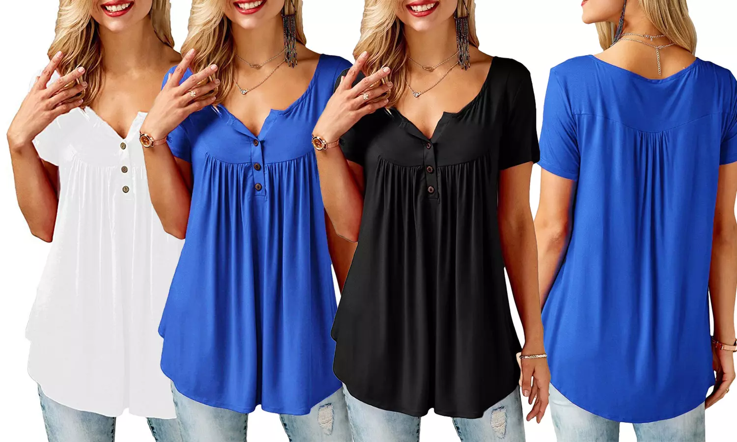 Túnica elástica para mujeres - Primary Image