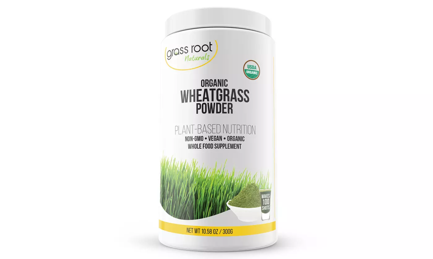 Grass Root Naturals Organic Wheatgrass Powder (100 Servings) - Primary Image