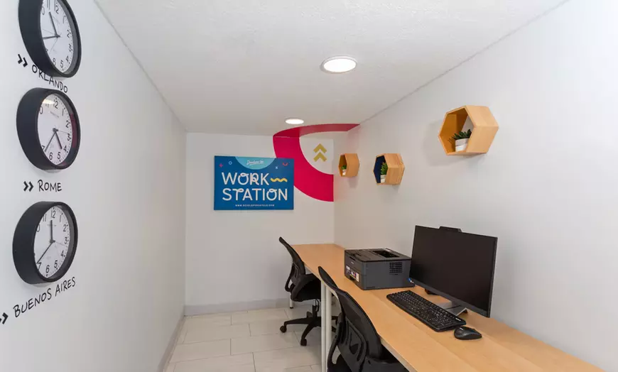 Business center and meeting rooms