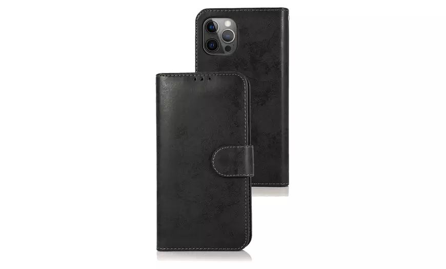 Image 3: Etui pour iPhone en suède PU