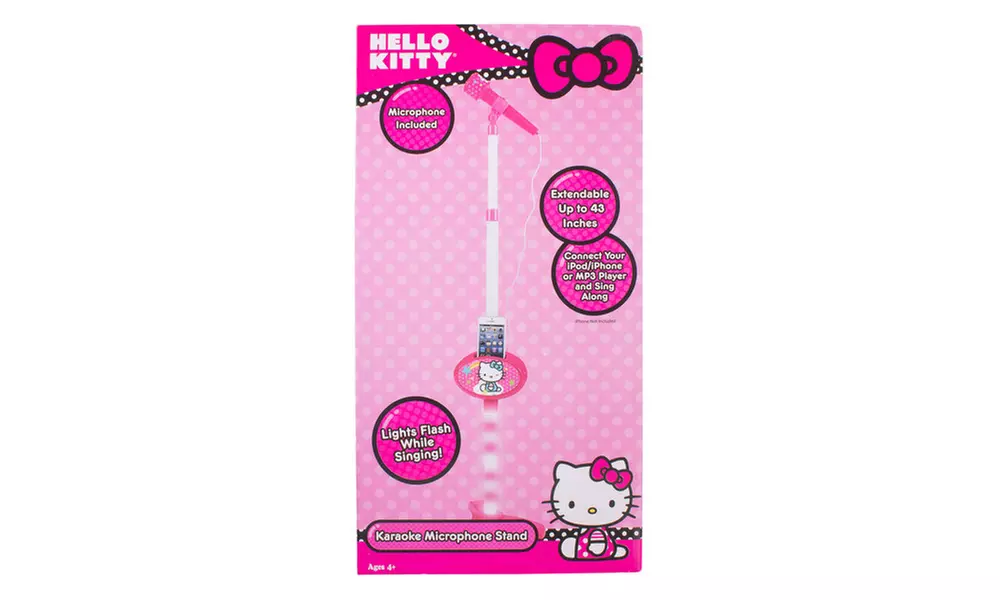 Hello Kitty Karaoke Microphone Stand with Microphone - Second Medium