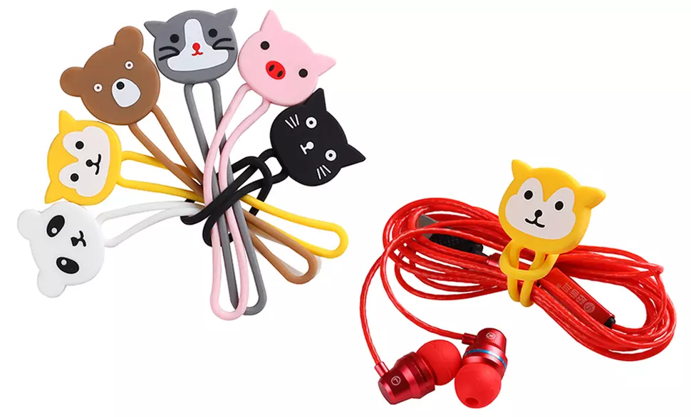 12 ou 24 organisateurs de câbles style cartoon de la marque Aquarius - Primary Image