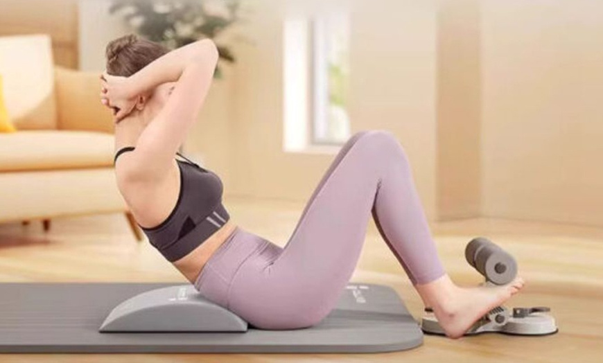 Image 2: Equipo de ejercicios para abdominales con banda elástica