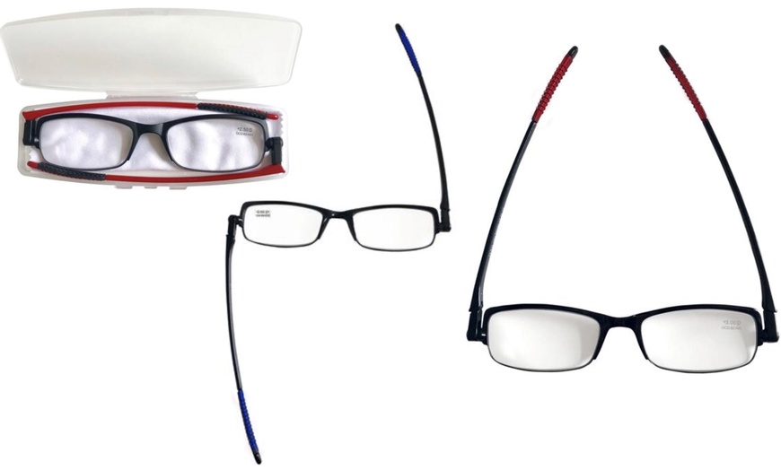 Image 2: Slim Folding Reading Glasses