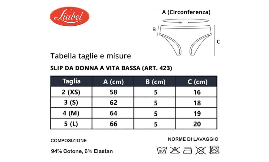 Image 17: Slips ou culottes Liabel en coton bi-élastique