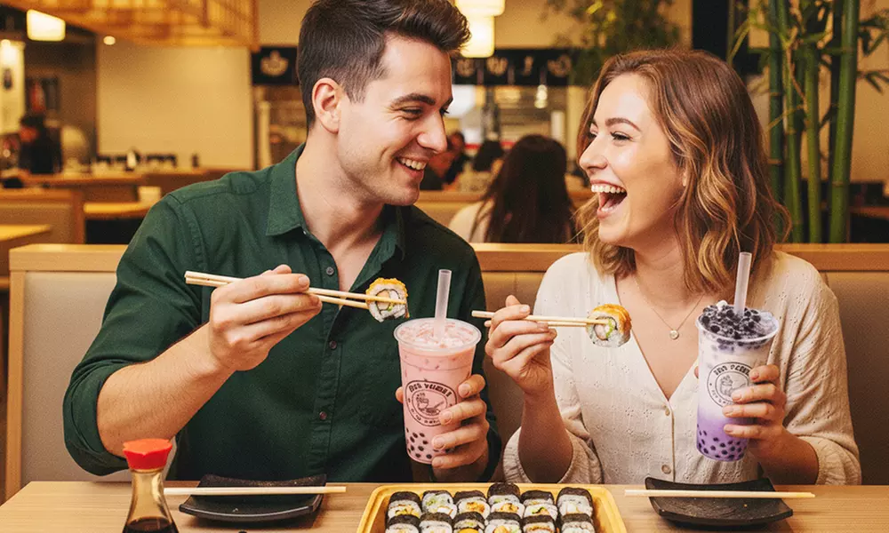 Delicious Sushi Platters & Drink Credits for a Perfect Treat