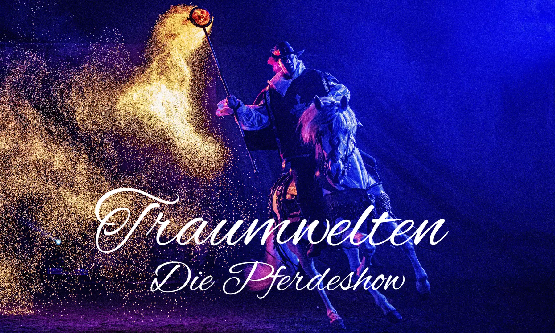 Sitzplatz-Ticket für "Traumwelten - Die Pferdeshow": Magie & Musik im Dezember in Mönchengladbach (40% sparen) - Primary Image