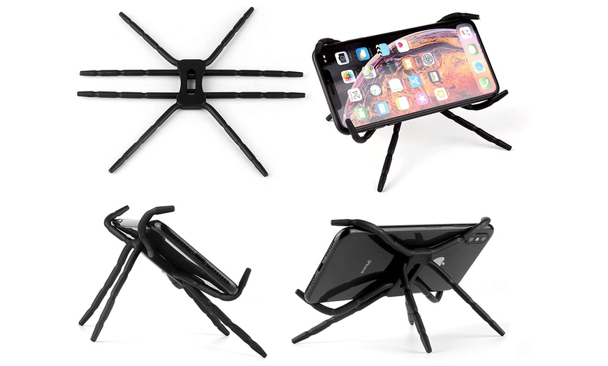 Image 2: One, Two or Four Flexible Spider Phone Holders