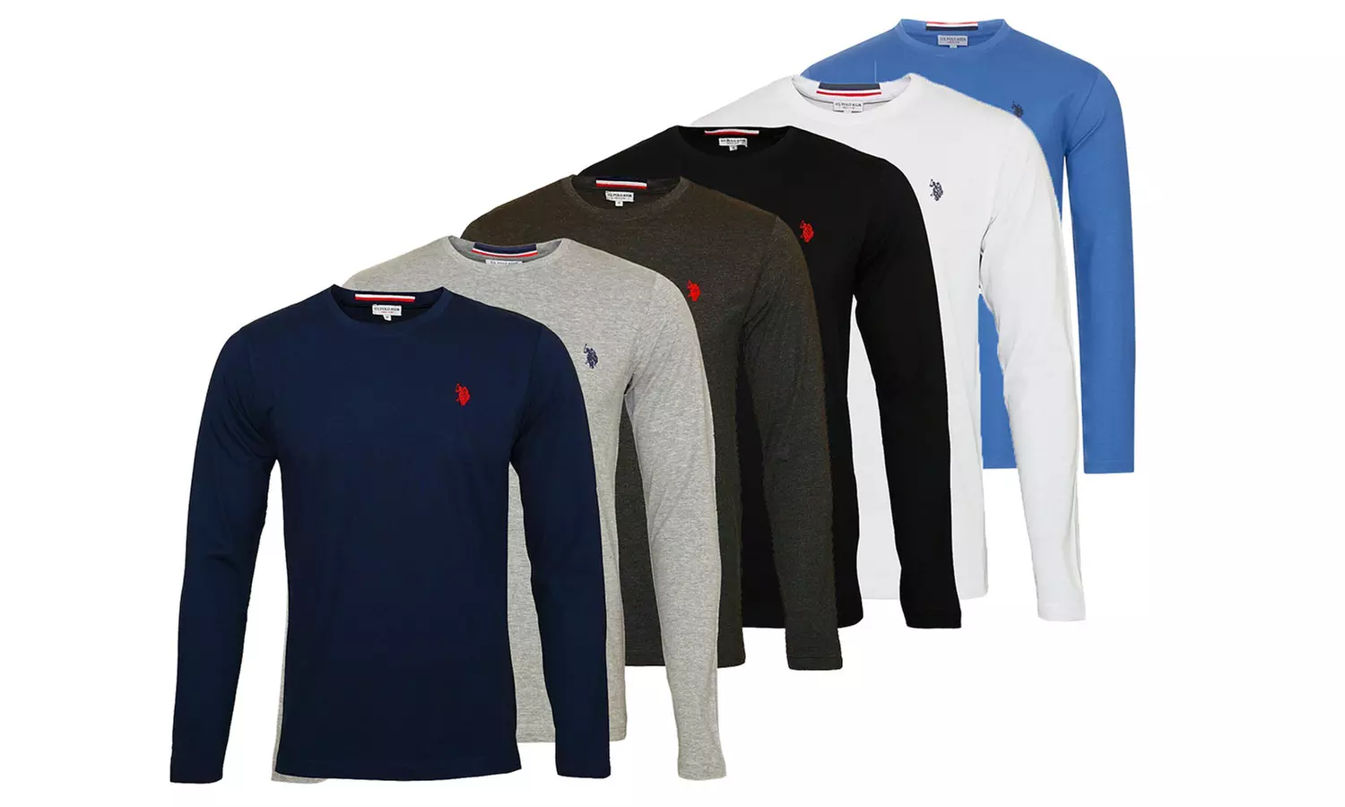 US Polo Herren-Langarmshirt