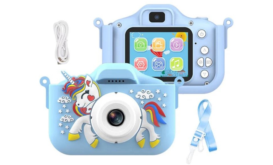 Image 2: Appareil photo numérique UNICAM Licorne pour enfants