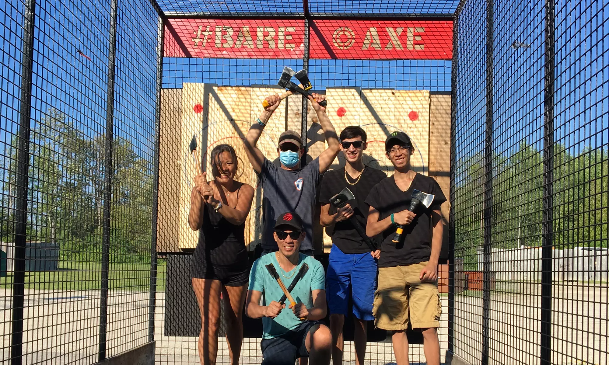 C$469 for Two-Hour Private Mobile Axe-Throwing Trailer Rental from Bare Axe (C$551.98 Value) - Primary Image