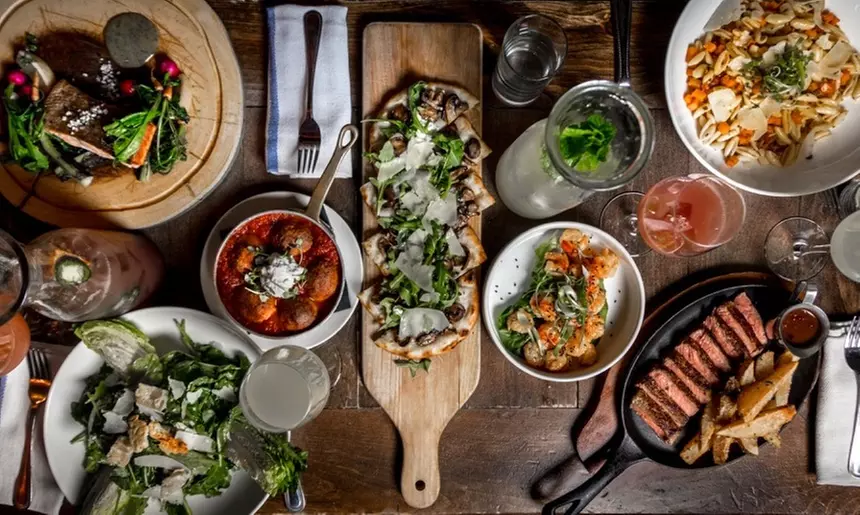 Creative American Food at Hotel Chantelle (Up to 50% Off). Two Options Available.  - Primary Image