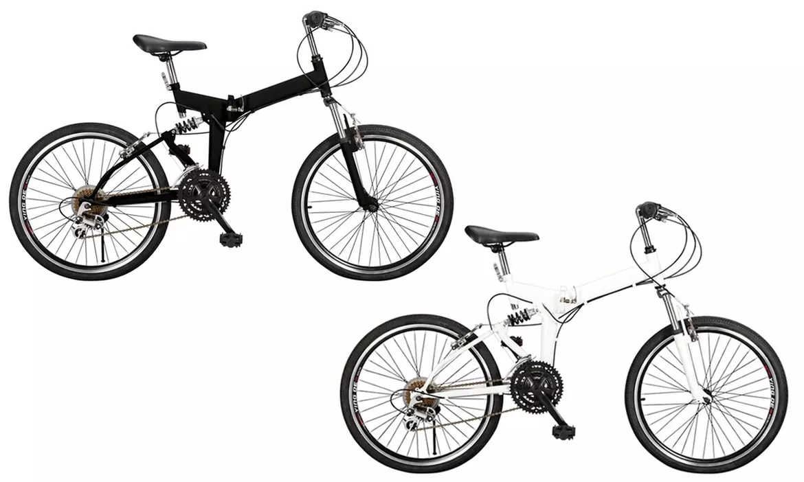 Falt-Fahrrad 24'' in Weiß oder Schwarz inkl. Versand - Primary Image