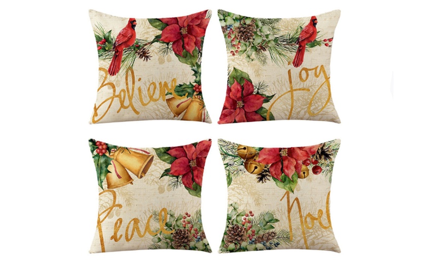 Image 1: Festive Cushion Covers