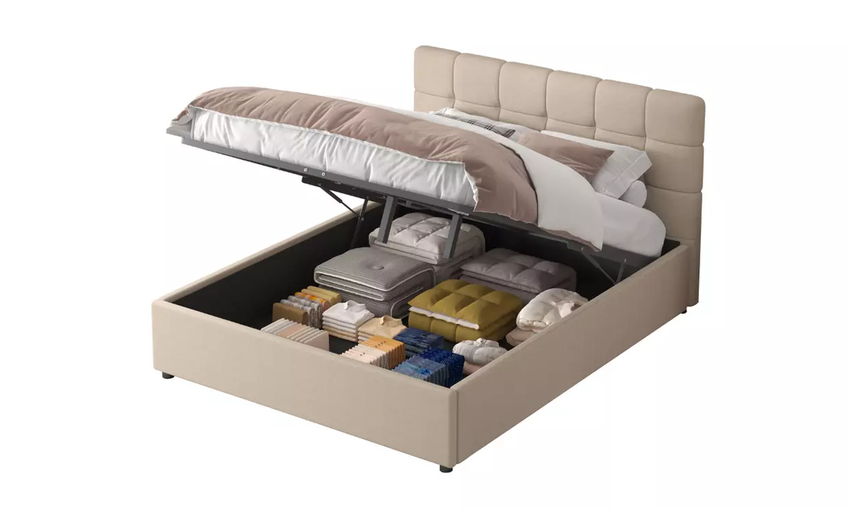 Lit avec coffre de rangement "Lyanna" de Kocoon