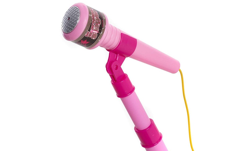 Image 3: Children's Electronic Plug & Play Microphone Light Up Stand