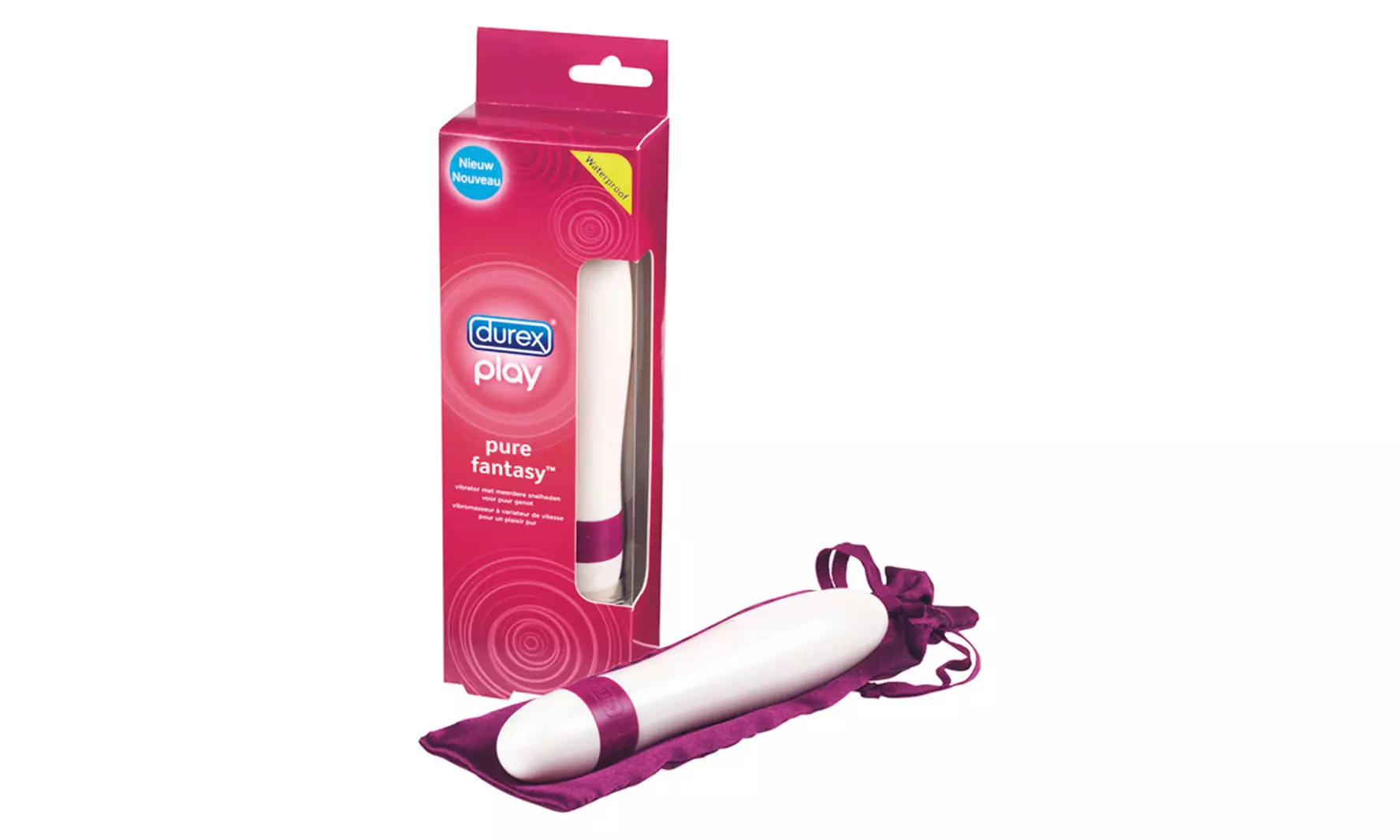 Durex Play Vibrator Pure Fantasy mit stufenlos einstellbarer Vibrationsstärke in Weiß inkl. Versand - Primary Image