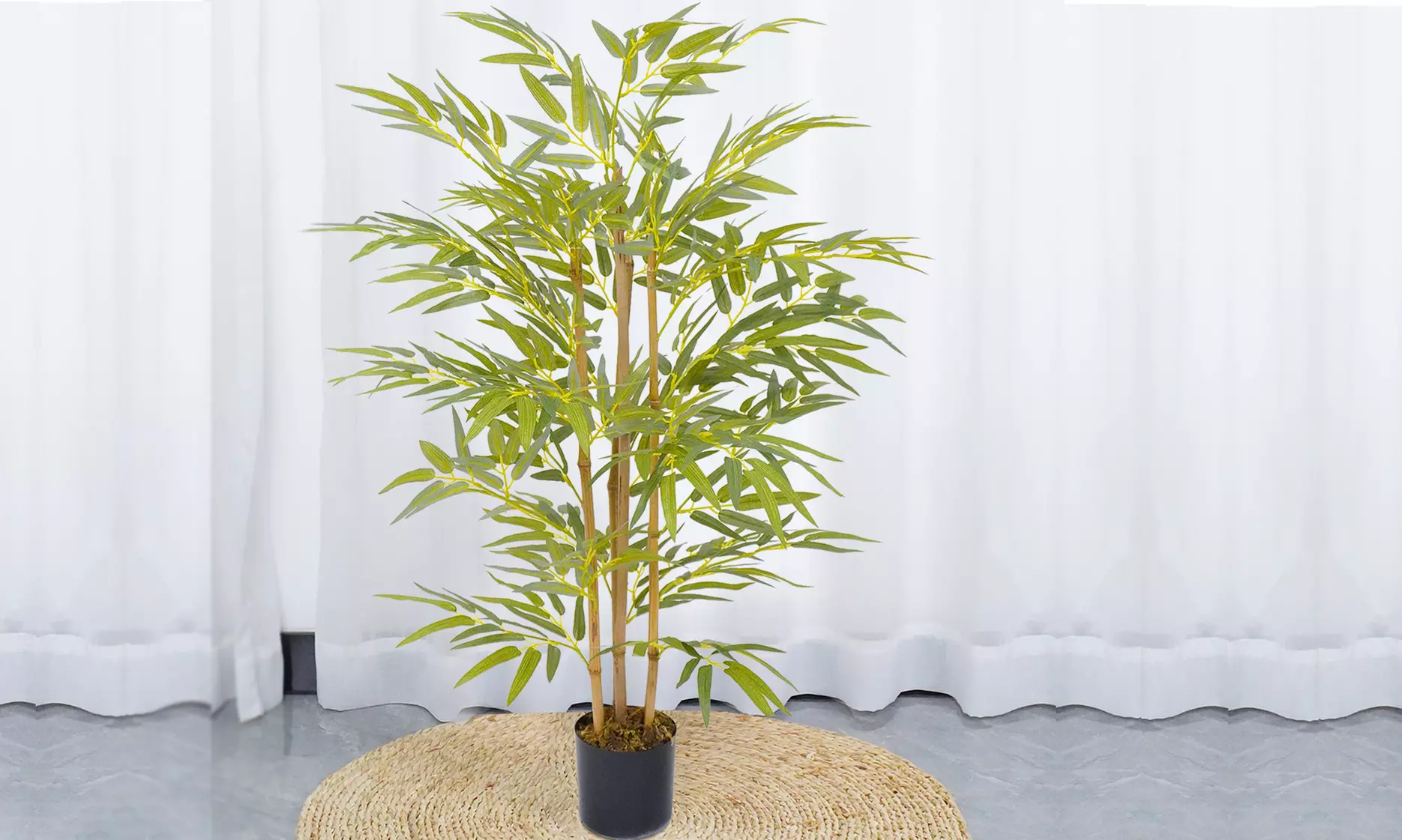 Collezione di piante finte da interno