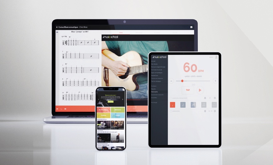 Image 4: Accès d'1 mois au site imusic-school, 1ère école de musique en ligne