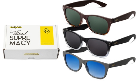 3 paia di occhiali da sole Smooder® Dogma Twig Concept Milano, disponibili in 3 set