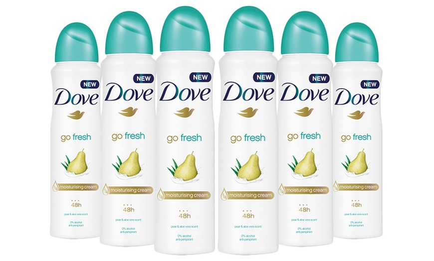 Image 17: Six-Pack of Dove Antiperspirant Deodorant Spray