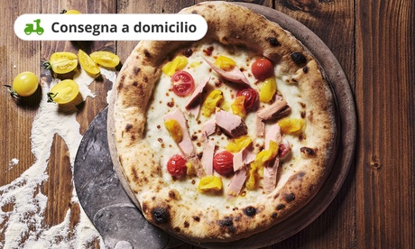 Menu pizza con birra o bibita per una o 2 persone da Ristorante Pizzeria Pomar. Consegna a domicilio gratuita