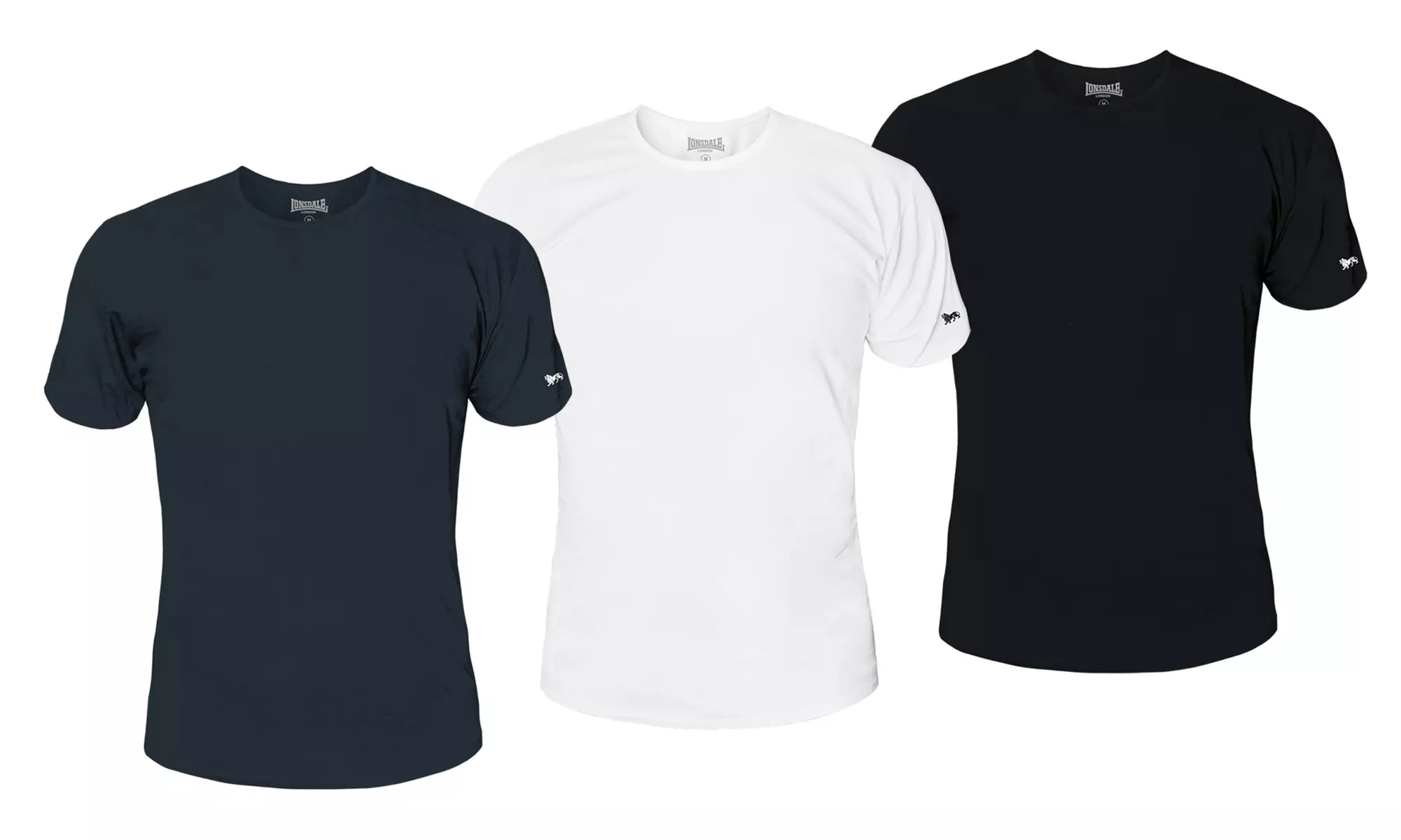 3 t-shirt da uomo Lonsdale